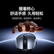 绿联 人体工程无线蓝牙鼠标 ”单模“USB无线35.9元
