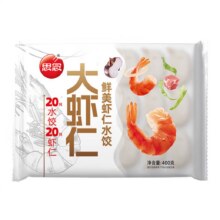 思念 大虾仁水饺 鲜美虾仁水饺400g（任选5件）11.9元（选5件共59.5元）