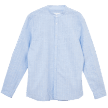 JACK&JONES 杰克琼斯 纯棉立领纽扣长袖衬衫89元