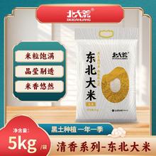 北大荒 东北珍珠米5kg 黑龙江大米10斤装 两面塑封 新米家庭装 东北珍珠米5kg27.9元