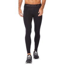 2XU Ignition系列压缩裤 专业马拉松长跑高弹健身裤男加绒速干紧身裤 黑/黑 XS699元 (券后省40)