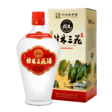 桂林三花酒 高度白酒 米香型 珍品三花 52度 450ml*6瓶 整箱装189元 (券后省20)