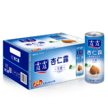 88VIP:露露无糖杏仁露健康无糖饮品240ml*24罐植物蛋白饮料中秋送礼礼盒72.32元+8.18元淘金币