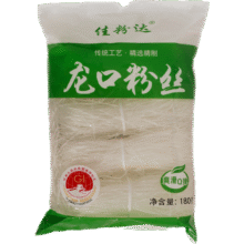 龙口粉丝白扇贝蒜蓉生蚝凉拌龙须粉丝花甲火锅炒米粉粉丝方便速食 龙口粉丝180克/袋*8袋19.5元 (每满300减30,券后省4)