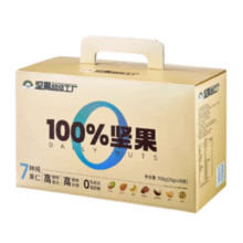 7种纯坚果仁！天虹牌 金装升级版100%每日坚果盒装 700g（7种果仁）￥112.41 4.9折 比上一次爆料降低 ￥0.59