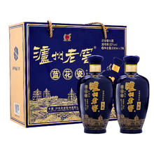 限移动端、京东百亿补贴：泸州老窖 蓝花瓷头曲 500ml*2 礼盒装