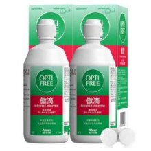 Alcon 爱尔康 傲滴 隐形眼镜多功能护理液 470mL*2瓶新低61.64元包邮