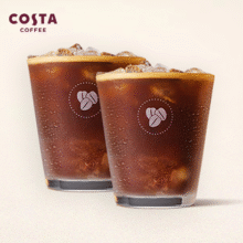 美团外卖 COSTA COFFEE 美式双杯套餐（中杯）兑换券·1张折8元/杯，原价66元现仅16元