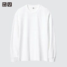 UNIQLO 优衣库 开业价男装/女装大师T AIRism棉混纺圆领T恤长袖475349 475349/00白色 XL /180/108B99元