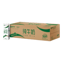 蒙牛 全脂 纯牛奶 3.2g蛋白质 盒装 200ml 30盒69.8元（需领券，合34.9元/件）如果没有99-10券 39.9元每件