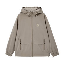 JACK&JONES 杰克琼斯 秋季25年新款通勤商务连帽夹克（赠纯棉短袖） 沙漠灰褐色券后428.6元