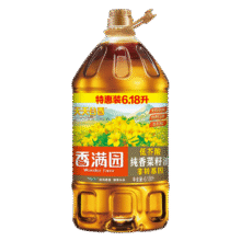 香满园 低芥酸 非转基因  纯香菜籽油6.18L60.9元包邮（需首购）