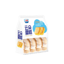 光明无添加蔗糖云朵蛋糕 205g/袋 面包蛋糕早餐吐司零食代餐5.9元（需领券）