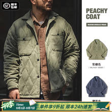 MADEN 马登 双面桃皮绒棉衣外套 军绿色 L139.9元
