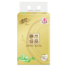 Breeze/清风 原木金装150抽 抽纸 3层M码 3包3.9元