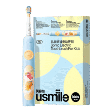 usmile儿童电动牙刷 声波震动 180天续航 A10蓝 3-12岁礼物142.0元（合142元/件）