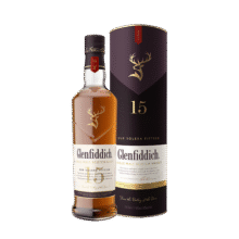格兰菲迪（GLENFIDDICH）核心系列15年单一麦芽威士忌洋酒礼盒700ml中秋送礼 一只装360元 (送赠品,券后省30)