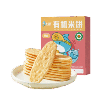 首购：卡豚 有机原味米饼 50g*1盒3.27元包邮（需试用）