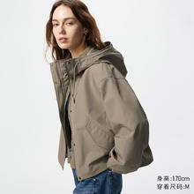 UNIQLO 优衣库 女装 休闲连帽短外套209元