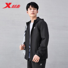 特步男子运动夹克风衣三防防泼水户外运动百搭冲锋109元（需领券）