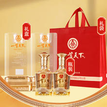 有券的上：五粮液 浓香型白酒 自饮佳选 龙年礼盒 52度 500mL 2瓶 一尊天下券后163元