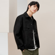 18日20点:gxg.jeans男装仿麂皮绒外套夹克143元