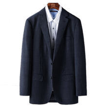 罗蒙 10%羊绒87%羊毛 经典男士西服舒适西装男士外套93元