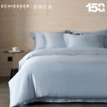 德国百年内衣品牌舒雅旗下！SCHIESSER LIVING 舒雅生活 丝享系列60支兰精天丝纯色床品四件套 1.5~2米 多色￥198.00 3.4折