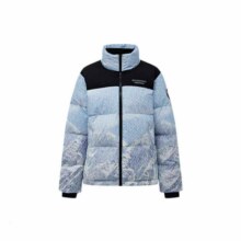 超V会员：波司登 男女同款 短款拼接 复古印花羽绒服352元(可低至342元)