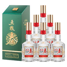 京东PLUS：五粮液 股份 五粮春二代菁萃浓香型白酒52度550ml*6大容量原箱中秋礼品券后1157元