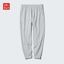 京东PLUS：UNIQLO 优衣库 男装/男女同款DRY-EX速干高弹力运动长裤束脚超弹裤475384 02 浅灰色 XS /160/64A券后64元