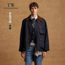 Teenie Weenie 小熊 男士翻领休闲猎装夹克外套 TNJJ244903A新低357.5元包邮
