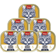 顽皮（Wanpy）猫罐头 猫餐盒40g*6罐 鸡肉金枪鱼口味猫零食猫粮10.06元