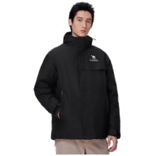 骆驼（CAMEL）户外冲锋衣三防鹅绒御寒保暖三合一羽绒服男外套 A14CF036751063.3元 (券后省90)