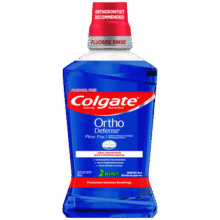 高露洁（Colgate）正畸专研漱口水500ml防蛀深层清洁矫正牙套期清新口气无酒精自营59.9元 (券后省0.9)