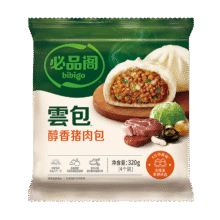必品阁包子 醇香猪肉 云包 320g 4只托盘装 速冻大肉包  多款任选84元（合8.4元/件）