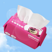 迪士尼草莓熊一次性洗脸巾抽取式 35抽 /1包0.1元