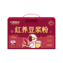 九阳豆浆 红养豆浆粉礼盒625g、25条（内赠杯子）19元包邮（需试用）