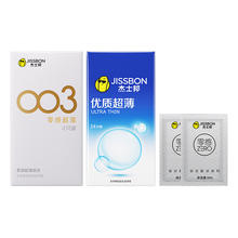 jissbon 杰士邦 003超薄安全套组合 共18只（优质超薄14只+003组合4只+玻尿酸润滑剂5ml*2）