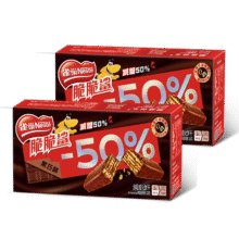 需首单：雀巢（Nestle）脆脆鲨 黑巧克力味 36条450g26.9元（需领券）