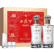 京东百亿补贴:西凤酒 12年 52° 凤香型白酒500ml*2瓶247.9元