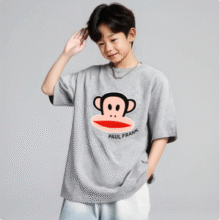 Paul Frank 大嘴猴 男童纯棉短袖T恤*3件新低32.7元包邮（折10.9元/件）