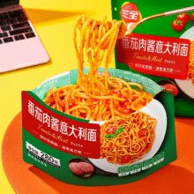 微波加热即食！三全 奶香蘑菇番茄/黑椒/肉酱意大利面 12袋￥36.91 3.7折