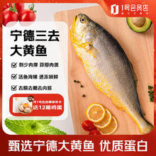官井一号 GUANJING ONE 1 宁德冷冻三去黄花鱼净重600克47.75元