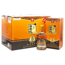 白云边5星五星陈酿50度白酒520ml浓酱兼香型粮食固态发酵 50度 520mL 6瓶 整箱装458元（需领券）