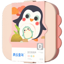 美乐童年儿童拼图3-6岁可收纳夜光进阶大块男孩女孩纸质拼图生日礼物 【1岁+】宝贝找妈妈(14副28大片)62.9元 (券后省17)