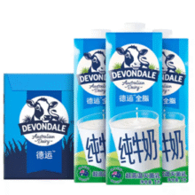 澳洲原装进口！Devondale 德运 全脂纯牛奶 1L*10盒￥64.00 3.1折