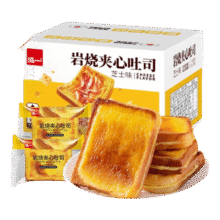 泓一 【合集u】吐司面包蛋糕休闲零食早餐下午茶点心整箱H 【约5包】岩烧吐司芝士味300g27元（需领券，合6.75元/件）