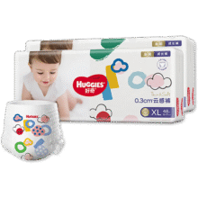 好奇（Huggies）金装拉拉裤XL96片(12-17kg)尿不湿【速干不易红】109.9元 (月销2w+)