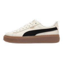 彪马（PUMA）【厚底鞋】复古增高松糕鞋女运动休闲鞋PLATFORM399251 雪白色-黑色-金色-01 35.5397元 (券后省52)